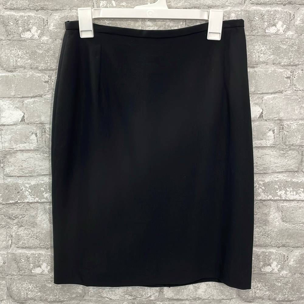 Philippe Adec Black Pencil Skirt